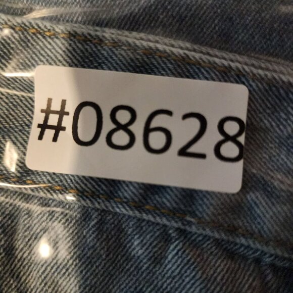 Shein Skirt Womens 6 Medium Wash Stretch Slit Straight Denim *Read* - Picture 12 of 12